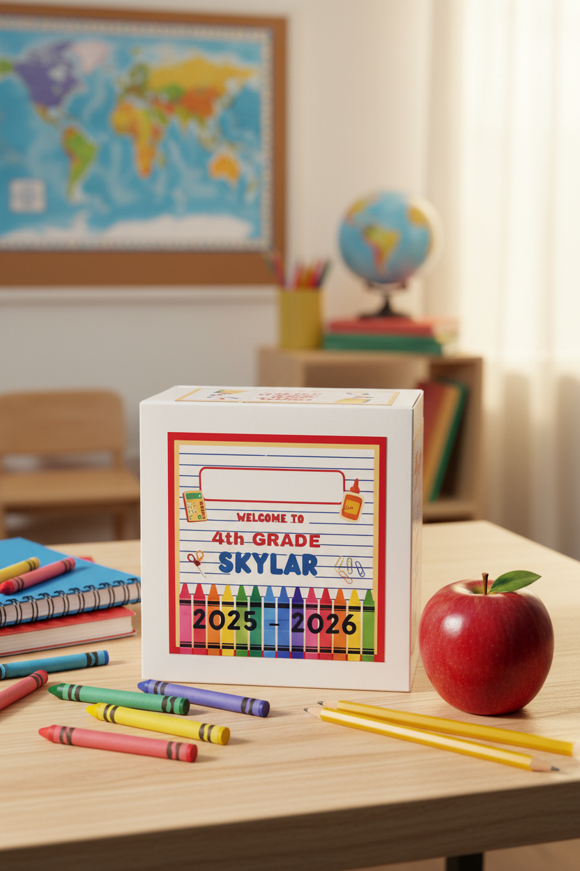 Back to School Crayon Boxes